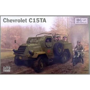 Plastikový model IBG 1/72 Chevrolet C15TA (incl. PE & decals, 2x camo)