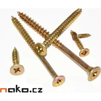 Zemní vrut Vrut 3x50 (20ks) UNIQUADREX zápustný