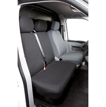 Potah sedadla Potah předního dvojsedadla VW T6, černý