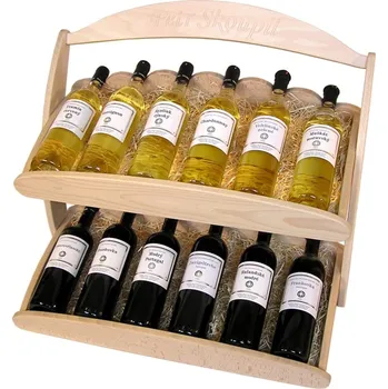 Stojan na víno Stojan na víno 602 - Dřevěný stojan na 12 lahví vína