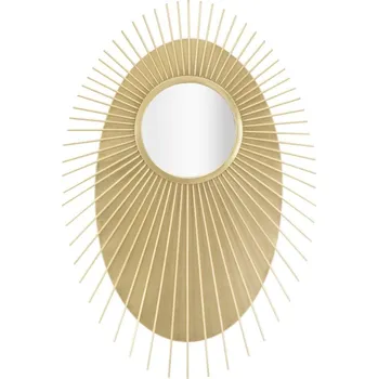 Zrcadlo Zlaté nástěnné zrcadlo Mauro Ferretti Amon 75x8x110,5 cm