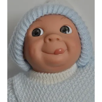 Panenka Prcek v pyžamu se šátkem- kluk tvářící se jako ŠIBAL od f. Lamagik (španělský šklebík - 23 cm)