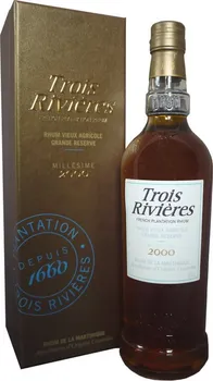 Rum Trois Rivieres Millesime 2000 42 % 0,7 l dárkový box
