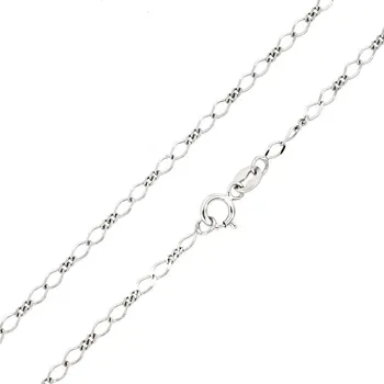 Řetízek Řetízek z bílého zlata 55 cm