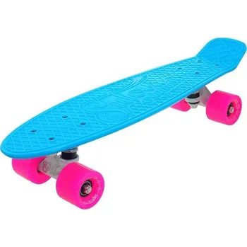 Pennyboard Sulov® Penny board 22" SULOV® NEON SPEEDWAY sv.modrý-růžový