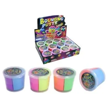 Volný čas Hmota tvarovací a skákací dvoubarevná - 1 ks - žertovinka