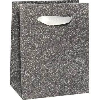 Šperky4U Malá dárková taška stříbřitě šedá - KR1008-GR