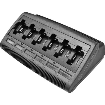 Vysílačka Motorola PMLN6372A Šestinásobný stolní nabíječ baterií P100