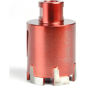 Brusný kotouč Brevetti Montolit FT-S55 KILLER, diamantová korunka za sucha, do úhlové brusky, na vrtání děr do tvrdé keramiky, slinuté dlažby, kamene