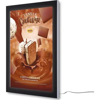 Rám na obraz Venkovní vitrína, DIN A0, LED osvětlení