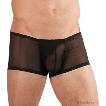 Pánské erotické prádlo Průsvitné boxerky s kapsou na penis a push-up efektem Svenjoyment, XL