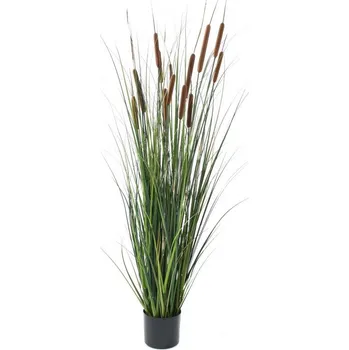 umělá květina Luxusní umělá travina CATTAIL TRÁVA, 150cm