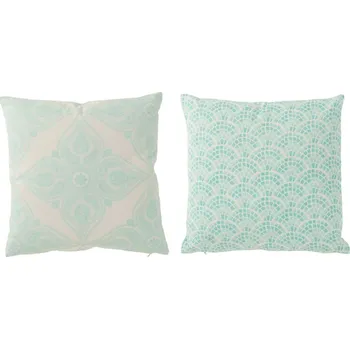 Dekorativní polštářek 2ks mintové bavlněné polštáře Oriental - 45*45 cm