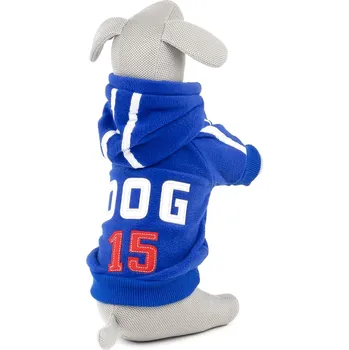 Obleček pro psa Vsepropejska Dog15 mikina pro psa Barva: Modrá, Délka zad (cm): 20, Obvod hrudníku: 26 - 32 cm