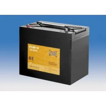 Záložní baterie CTM Components GmbH, Německo Olověný akumulátor CTM 12V 80Ah závit M6 CTL