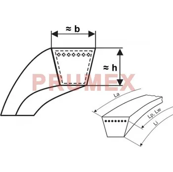 Autodíl Klínový řemen 8V 4250 Lw Gates Super-HC