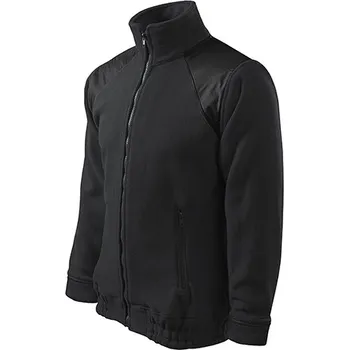 MALFINI Bunda JACKET FLEECE UNISEX Hi-Q 360, různé barvy VELIKOST L ebony šedé