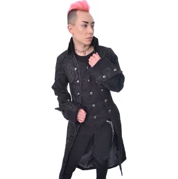 Pánský zimní kabát kabát pánský POIZEN INDUSTRIES - PIRATE - BLACK - XXL