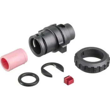 Airsoft Maple Leaf ML CNC hliníková hop-up komora pro GHK AK GBB - Černá