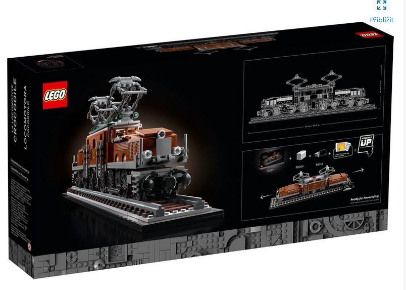 foto Stavebnice LEGO LEGO Creator Expert 10277 Lokomotiva Krokodýl