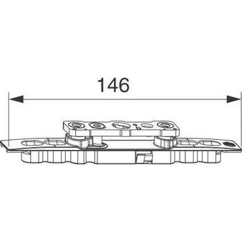 Příslušenství k oknu MACO Sklopný závěs, seřiditelný