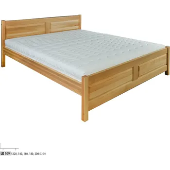 Ložnice LK109-160 dřevěná postel masiv buk Drewmax (Kvalitní nábytek z bukového masivu)