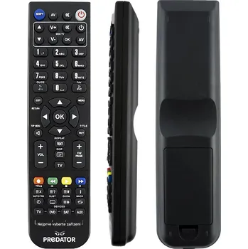 Akai AKTV165D náhradní dálkový ovladač jiného vzhledu.