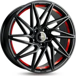 Alu kola KESKIN KT20 BLACK PAINTED RED INSIDE 8,5x20" 5x120 ET35 72,6