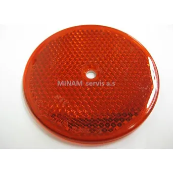 Auto zrcátko odrazka červená E2-11, Multicar M25 odrazka červená E2-11, Multicar M25