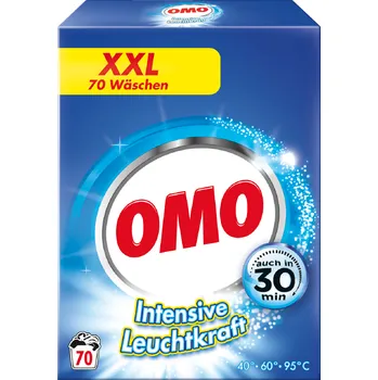 Prací prášek OMO Intensive Leuchtkraft univerzální prací prášek, 4,9 kg