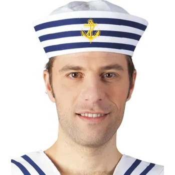Karnevalový doplněk Boland Námořnická čepice Plavčík