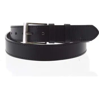 Opasek Pánský černý kožený opasek FRANCOIS vel. 105