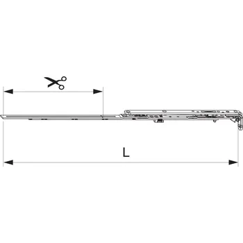 Nůžky na plech MACO Nůžky MM montované se spárovým větráním 600 FFB 401-600, pravé