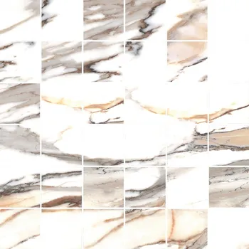 Calacatta gold mozaika mat - dlaždice mozaika 29,7x29,7 bílá matná 157354