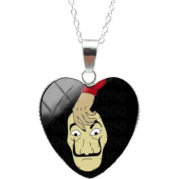 Řetízek Náhrdelník Papírový dům - Money Heist