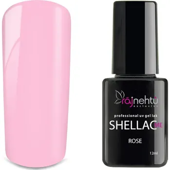 Lak na nehty Ráj nehtů UV gel lak Shellac Me 12ml - Rose