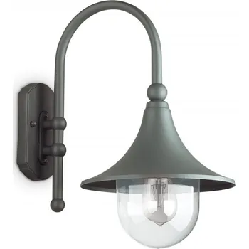 Ideal Lux 246819 zahradní nástěnná lampa Cima 1x60W | E27 | IP43 - antracit + K nákupu nad 3000 Kč dárek zdarma