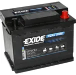 Exide Dual AGM EP500 12V 60Ah 500A 