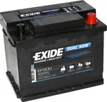 Exide Dual AGM EP500 12V 60Ah 500A 