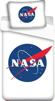 Ložní povlečení Jerry Fabrics NASA 140 x 200 cm, 70 x 90 cm zipový uzávěr