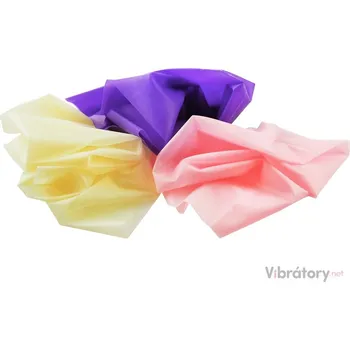 Ústní rouška pro orální sex (cunnilingus), s příchutí (1 ks), žlutá (vanilková)