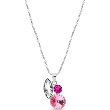 Náhrdelník Náhrdelník růžový se Swarovski Elements Artesia Fine N2201MIX1CR Rose