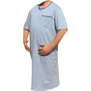 Pánská noční košile xcena Noční košile pánská modrá nový model Velikost: M