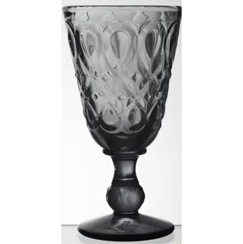 Sklenice Sklenka na víno Lyonn antracit 23cl - Francouzské sklo