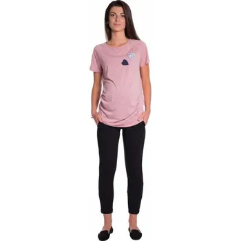 Be MaaMaa Těhotenské 3/4 kalhoty s odparátelným pásem - černé, vel. XXL, XXL (44)