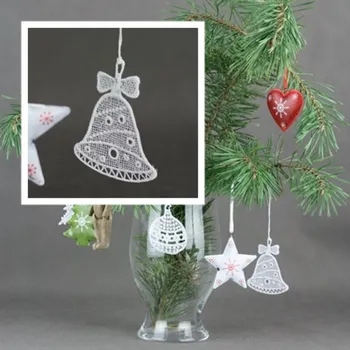 Vánoční ozdoba Vánoční ozdoba zvoneček 4ks