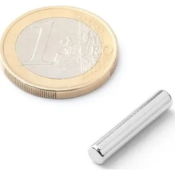 Dekorativní magnet Neodymový tyčový magnet Ø&nbsp;4&nbsp;mm, v.&nbsp;20&nbsp;mm, síla 750&nbsp;g