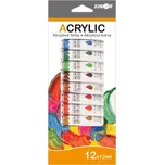 Barvy akrylové 12ml x 12 ks JUNIOR
