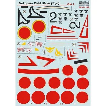 Plastikový model Print Scale 1/48 Nakajima Ki-44 Shoki (wet decals)