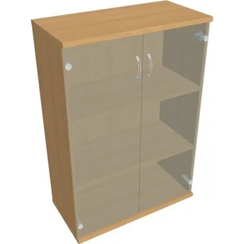 Kancelářský vozík HOBIS skříň policová dvéřová - S 3 80 08, buk + doprava zdarma